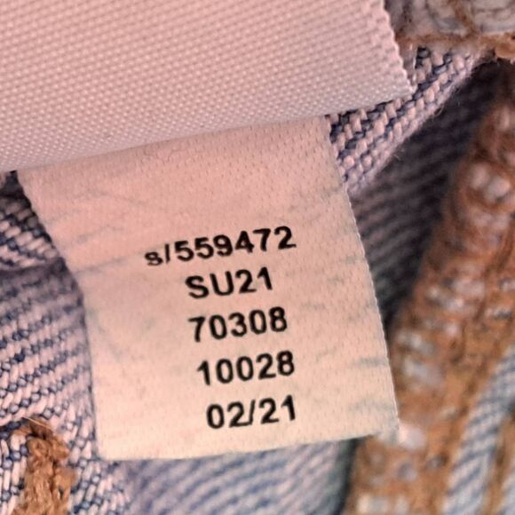 LOFT Women's The High Waist Cut Off Denim Shorts size 30 / 10 - Picture 7 of 7